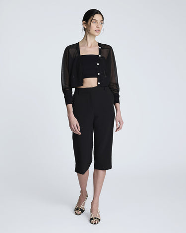 Pantalón con cremallera frontal invisible para mujer understated power