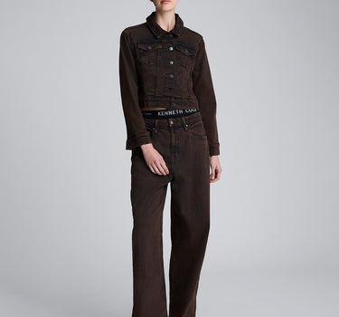 chaqueta denim de Kenneth Cole para mujer