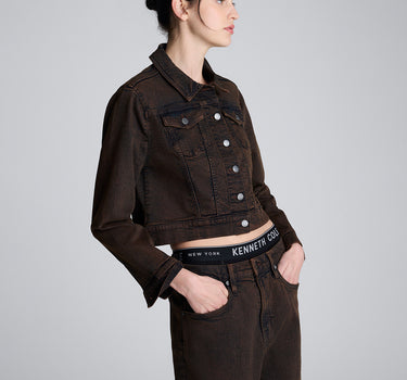 chaqueta denim de Kenneth Cole para mujer
