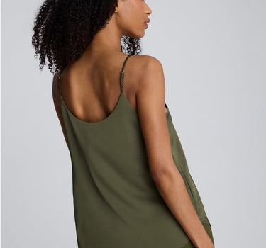 Blusa de tiras con escote redondo para mujer