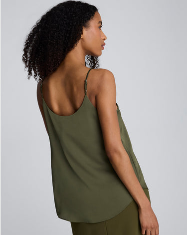 Blusa de tiras con escote redondo para mujer