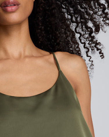 Blusa de tiras con escote redondo para mujer