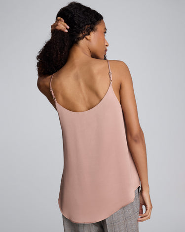 Blusa de tiras con escote redondo para mujer
