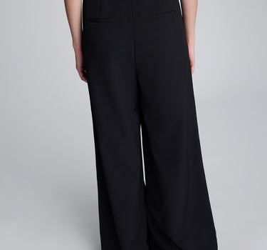 Pantalón de tiro alto para mujer luxe twill