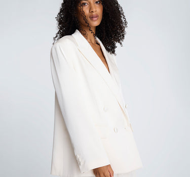 Blazer de satín para mujer