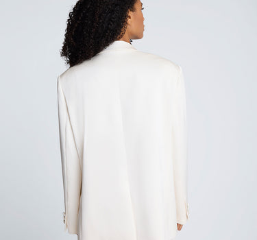 Blazer de satín para mujer