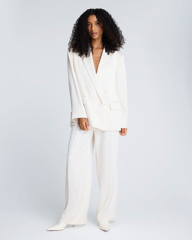 Blazer de satín para mujer