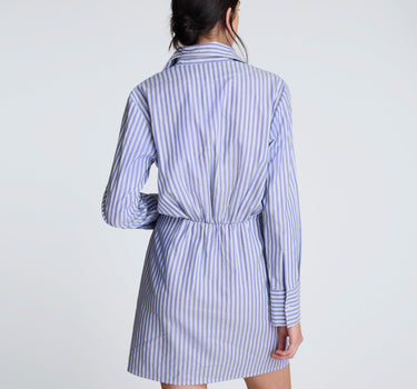 Vestido camisa asimétrico para mujer