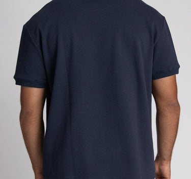 Camiseta fondo entero para hombre navy
