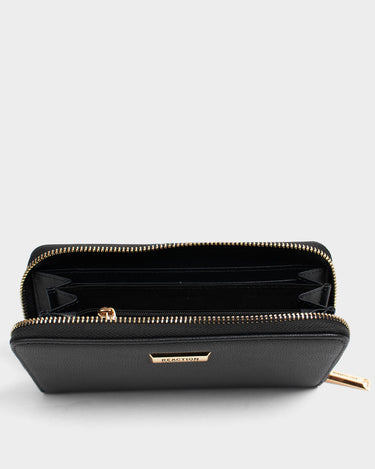 Billetera con cremallera para mujer