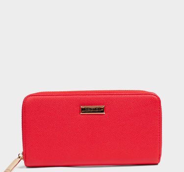 Billetera con cremallera para mujer