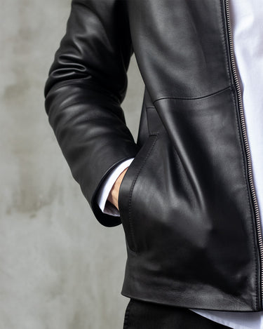 Chaqueta de cuero para hombre the heritage moto