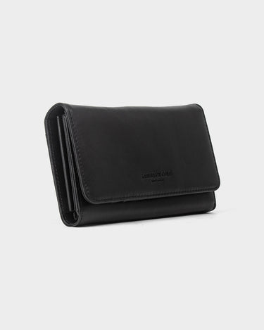 Billetera con bolsillo de cuero para mujer ember