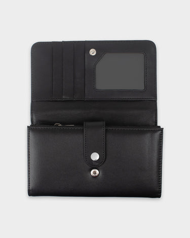 Billetera con bolsillo de cuero para mujer ember