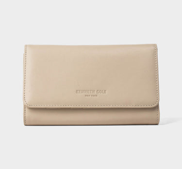 Billetera con bolsillo de cuero para mujer ember