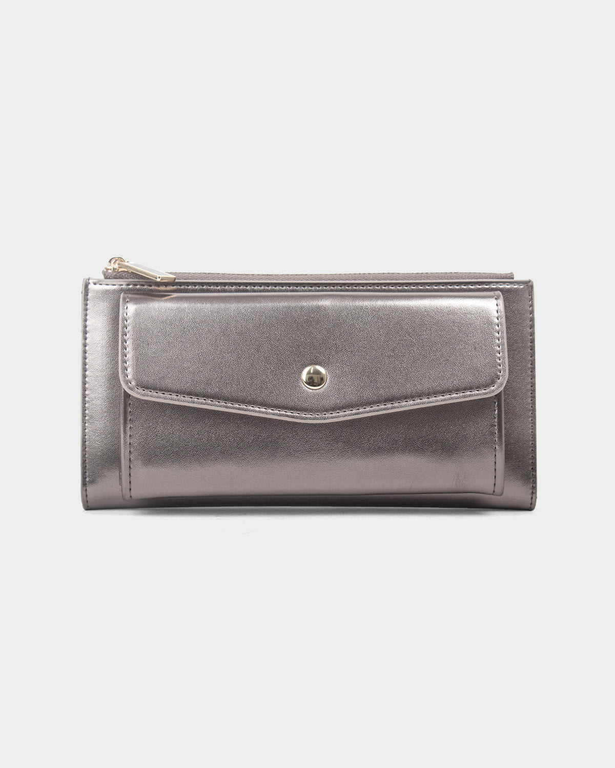 Billetera con cremallera para mujer glam
