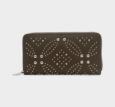 Billetera con cremallera para mujer studbling
