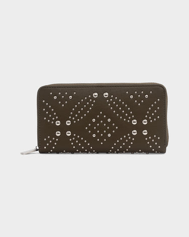 Billetera con cremallera para mujer studbling