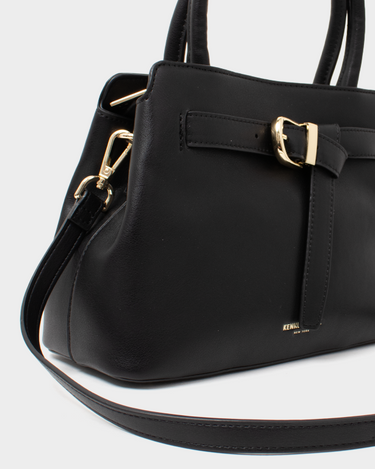 Cartera tipo satchel para mujer buckled up