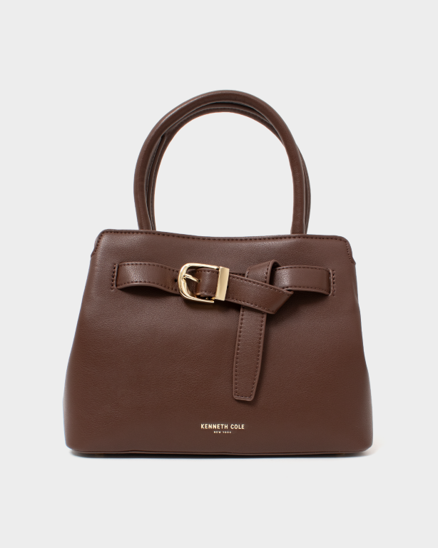 Cartera tipo satchel para mujer buckled up