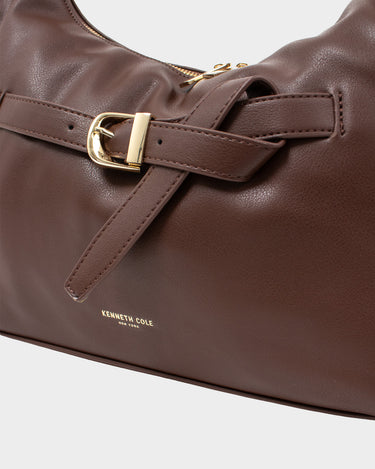 Cartera tipo hobo para mujer buckled up