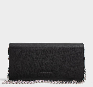 Billetera de cuero con correa para mujer luxa