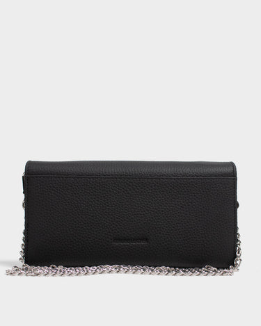 Billetera de cuero con correa para mujer luxa