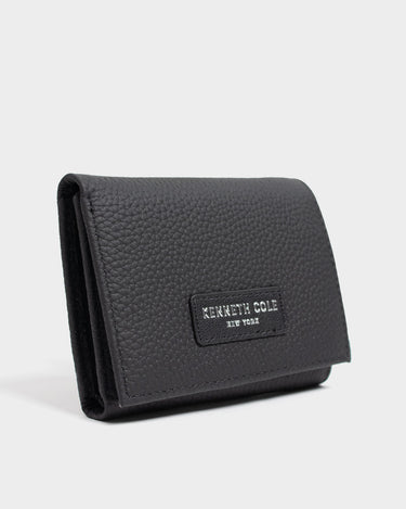 Billetera tríptica de cuero para mujer luxa
