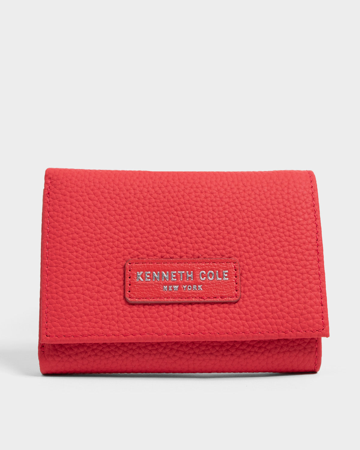 Billetera tríptica de cuero para mujer luxa