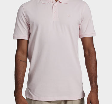 Polo fondo entero para hombre pink