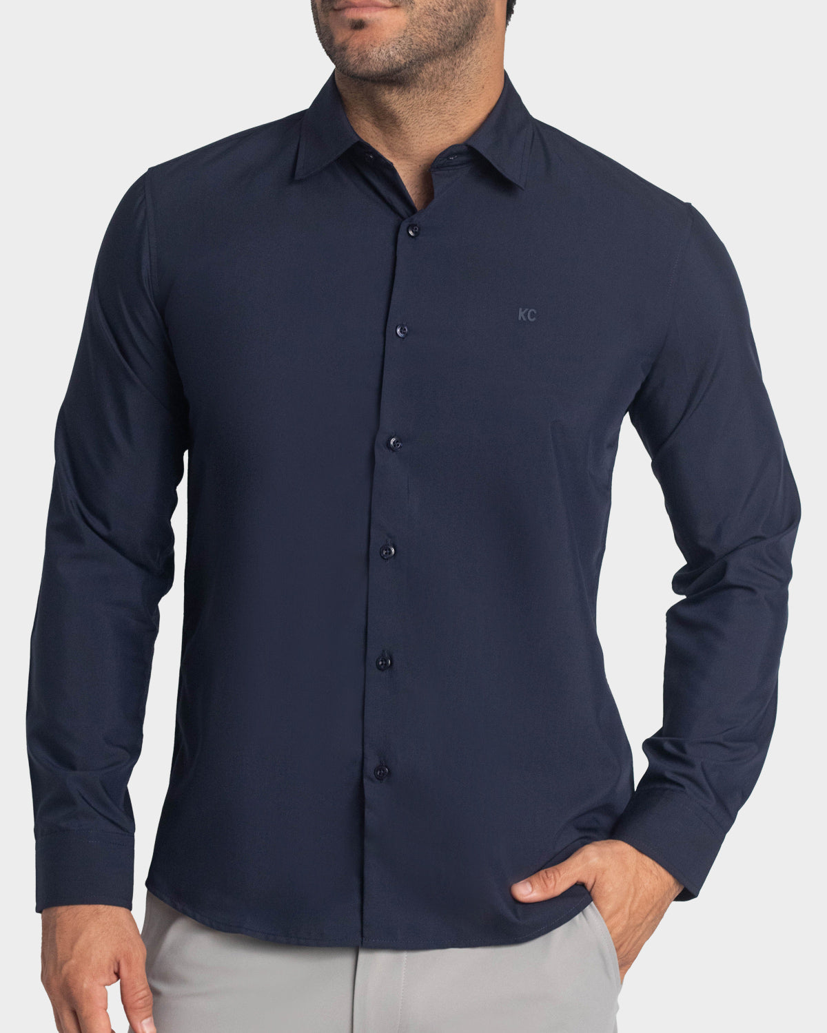 Camisa manga larga para hombre