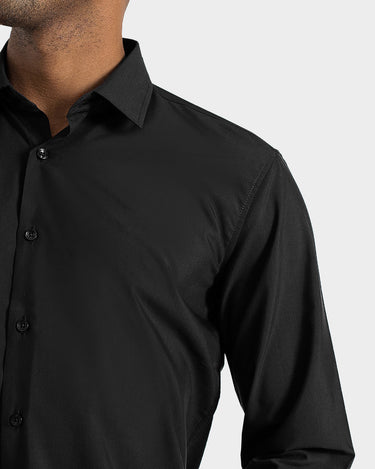 Camisa manga larga fondo entero para hombre