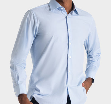 Camisa manga larga fondo entero para hombre