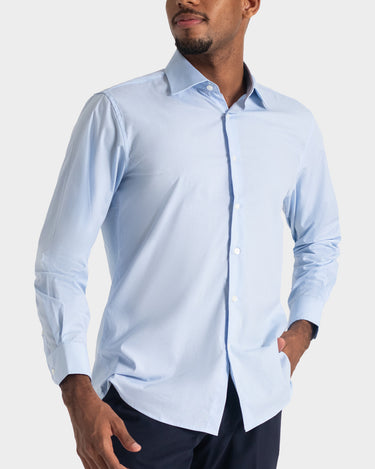 Camisa manga larga fondo entero para hombre