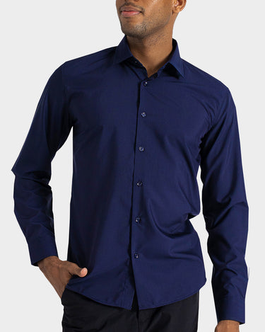 Camisa manga larga fondo entero para hombre