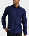 Camisa manga larga fondo entero para hombre