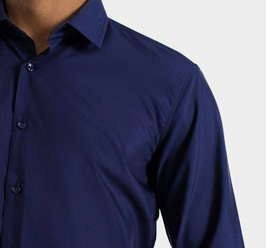 Camisa manga larga fondo entero para hombre