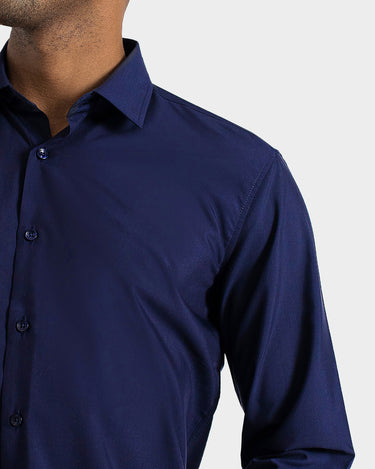 Camisa manga larga fondo entero para hombre