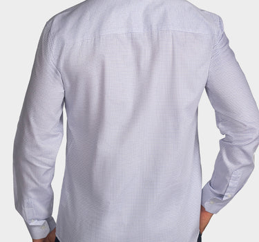 Camisa manga larga a cuadros para hombre