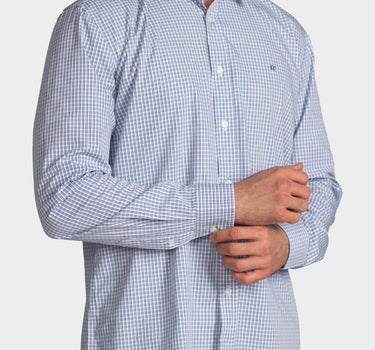 Camisa casual manga larga para hombre