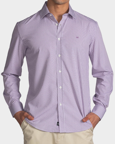 Camisa casual manga larga para hombre