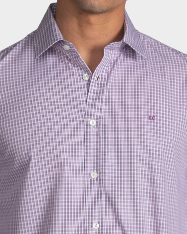 Camisa casual manga larga para hombre