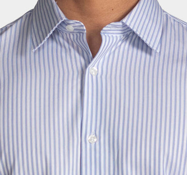 Camisa manga larga para hombre blue