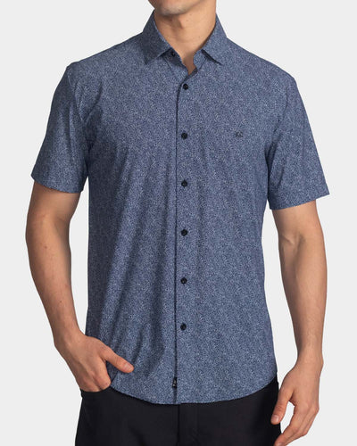 Camisa manga corta para hombre navy