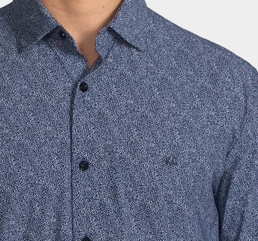 Camisa manga corta para hombre navy