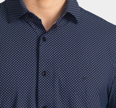 Camisa manga corta para hombre navy