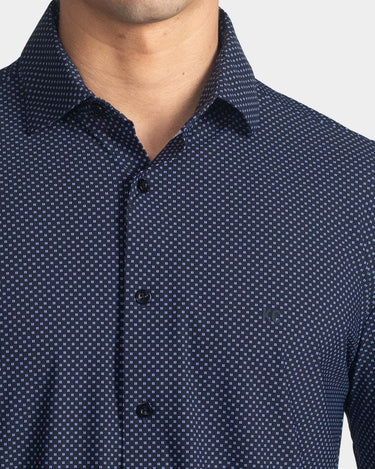 Camisa manga corta para hombre navy
