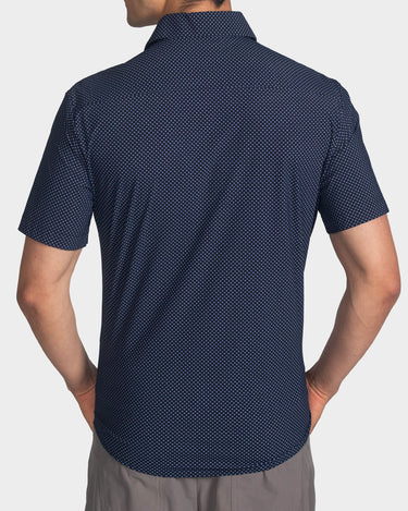 Camisa manga corta para hombre navy