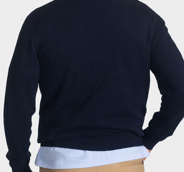 Suéter para hombre cuello v