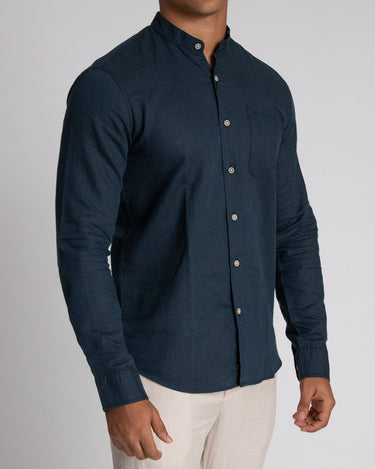 Camisa casual manga larga para hombre